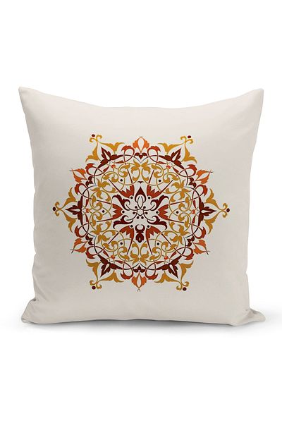 Bertille Home Seria Ramadan - Set de 4 huse de pernă cu imprimare digitală pe două fețe