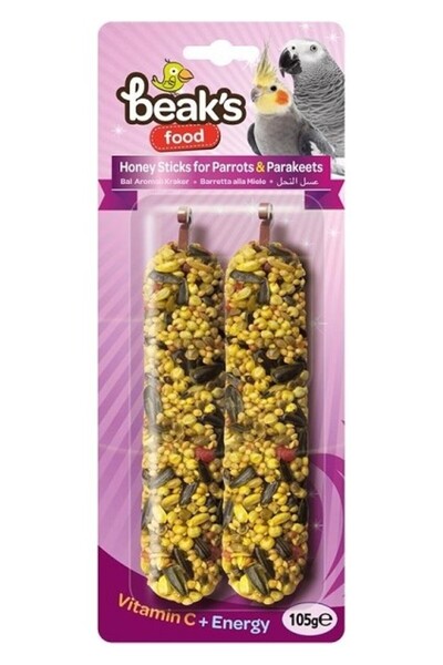 Beaks Beak's Ballı Papağan Ve Paraket Krakeri 105 gr 2 Adet