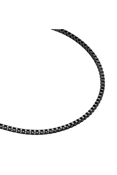 True Rebels Edelstahlarmband Armband Edelstahl Schwarz