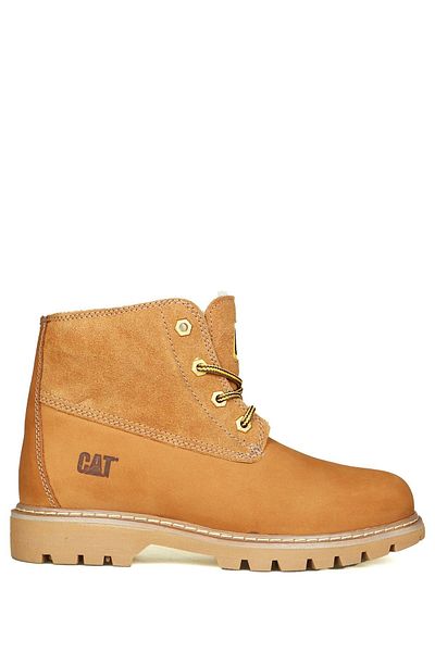 Caterpillar Γυναικείες μισές μπότες Nubuck με γούνα Vermont