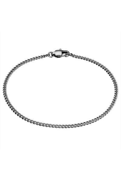 True Rebels Edelstahlarmband Armband Edelstahl gunmetal