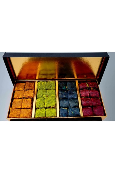 turkish karışık baklava lokum özel kutu