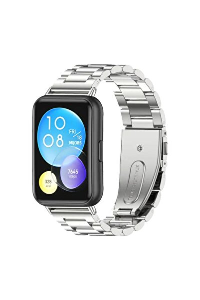 FirstModel Huawei Watch Fit Uyumlu Paslanmaz Çelik Kordon Pim Çevirici Aparat...