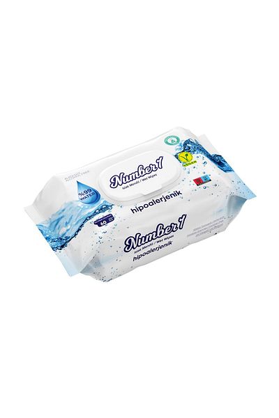 Number 1 Hypoallergenic Wet Wipes 12X100