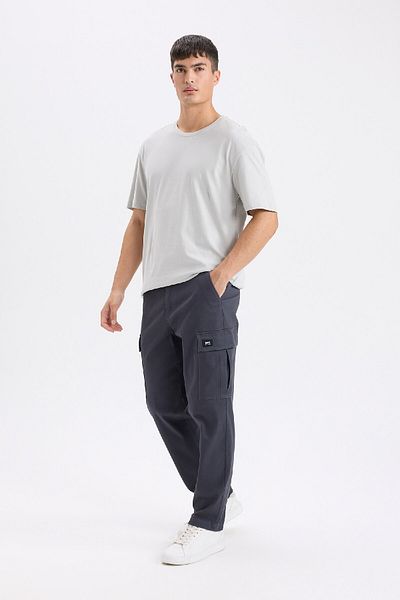 DeFacto Relax-Fit-Hose mit geradem Bein und Cargotaschen 	   D5967AX25SP