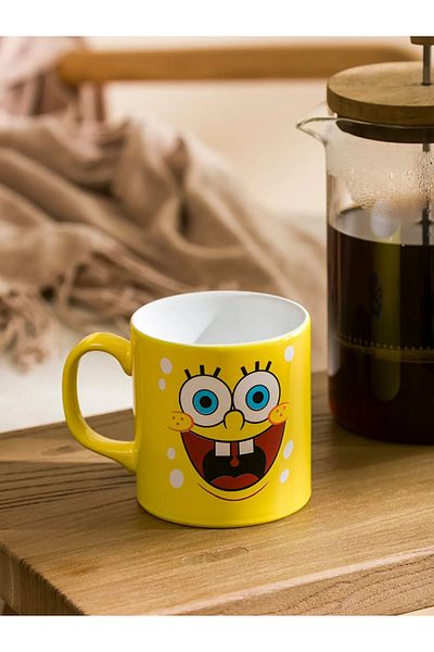LC Waikiki Lcw Mixed Sponge Bob Printed Ceramic Mug 320 ml