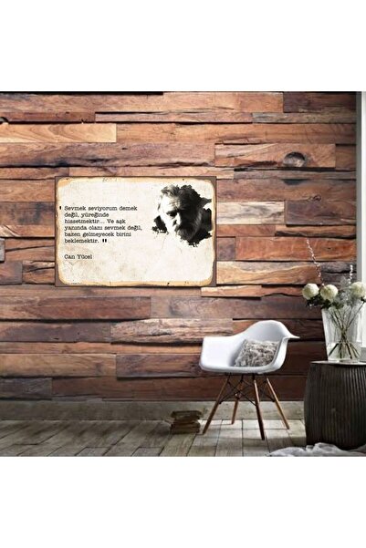 DURUSOY Ξύλινη ρετρό αφίσα από MDF, Αστεία αποφθέγματα, Γραφές τοίχου, Τοπίο,...