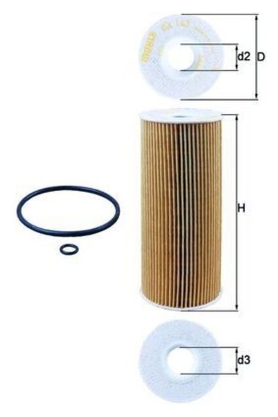 MAHLE Φίλτρο λαδιού OX 143D