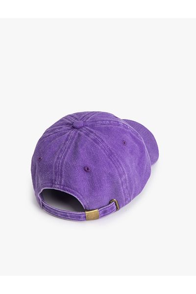 Koton Cotton Cap with Embroidery Detail