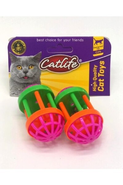 Orqinel لعبة جرس القطط من كات لايف، عبوة من قطعتين