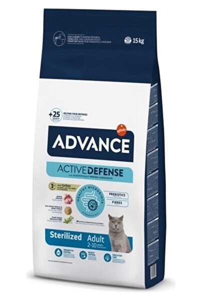Advance Cat Sterilized Hindili Kısırlaştırılmış Kedi Maması 15 Kg