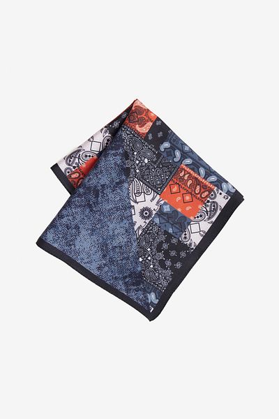 ALTINYILDIZ CLASSICS Ανδρικό μαντήλι Navy Blue-Tile