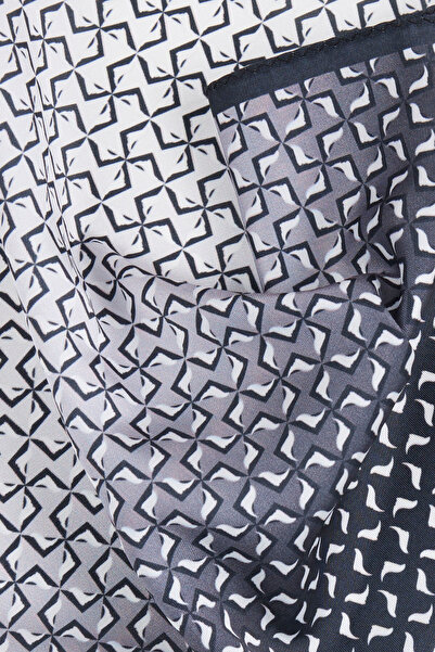 ALTINYILDIZ CLASSICS Чоловіча чорно-біла хустинка