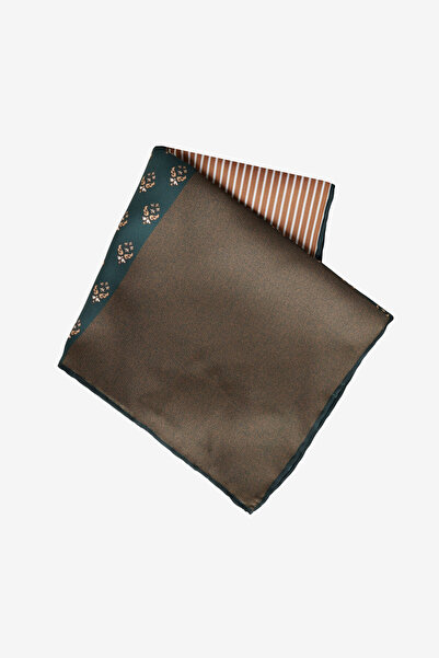 ALTINYILDIZ CLASSICS Erkek Yeşil-Kahve Mendil