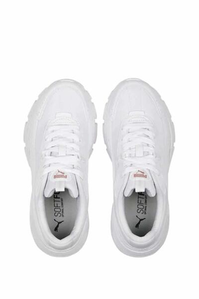 Puma Yüksek Taban Kadın Spor Ayakkabı Cassia Via Kadın Sneaker Ayakkabı 389223-01 BEYAZ