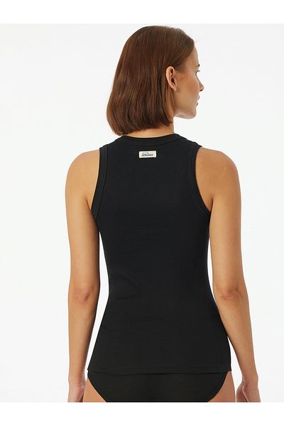 Schiesser Trägertop Feinripp - Revival Paula Träger-Top Shirt Ärmellos