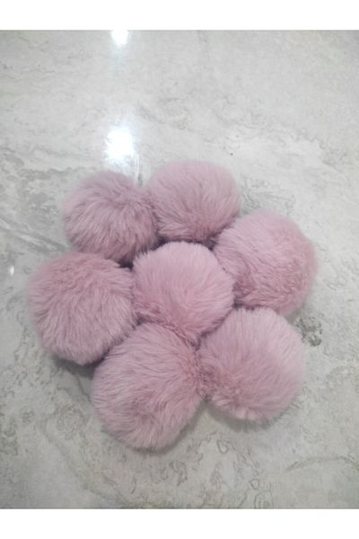 damlakids 5 cm Colorful Rabbit Pompom - Pack of 10