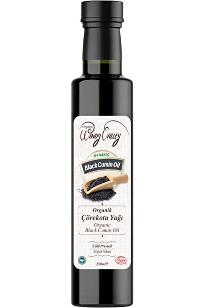 Organic Windy Valley Organik Çörekotu Yağı (250 ML) Soğuk Sıkım