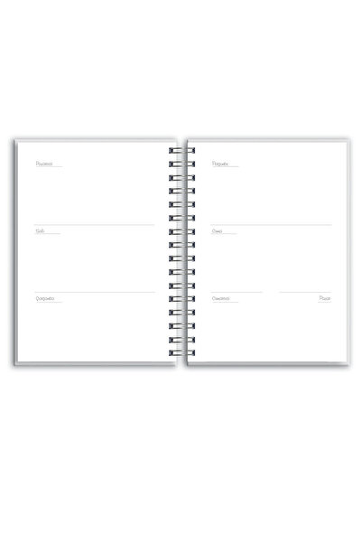 cabuk baskı A5 Timeless Planner Agenda Blue Floral Agenda Sticker with gift