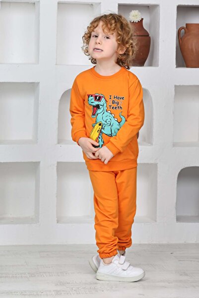 relax kids Dinasor Printed Men's Suit