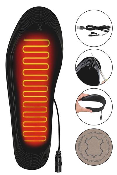 heep Elektrikli Taşınabilir Kablolu 35-45 Numara Deri Bej Isıtıcılı Ayakkabı ...