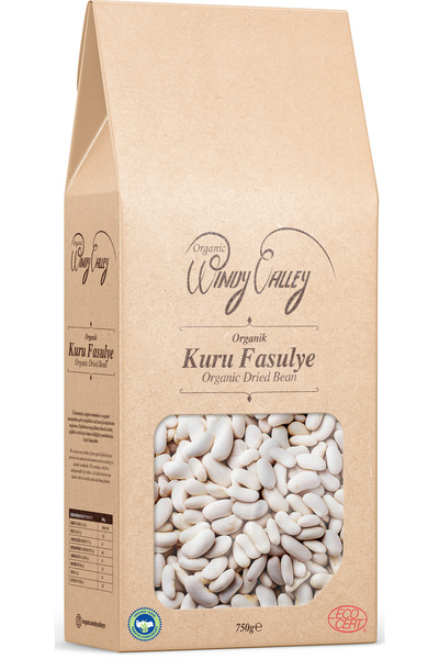 Organic Windy Valley Organik Kuru Fasulye (750 GR) Yerli Ürün