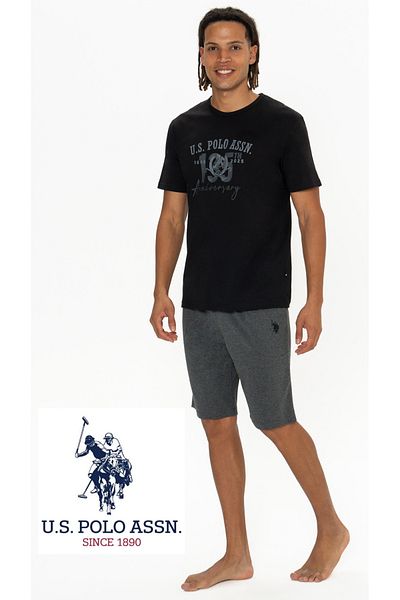U.S. Polo Assn. Men's Nova T-Shirt and Shorts Set - By.1.N.777.Vac.8.B.8.V/8A.Iii.4