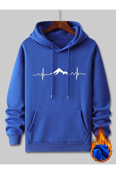 Lider Leather Hanorac imprimat cu glugă - amestec de bumbac și poliester, des...