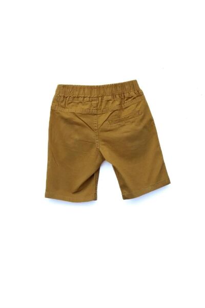 minny max Beli Komple Lastikli Çocuk Gabardin Hardal Renk Kapri