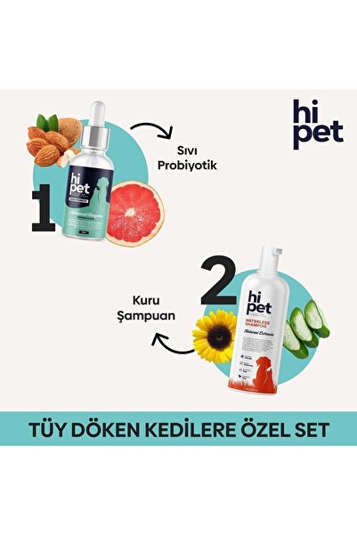 HiPet Tüy Döken Kedilere Özel Set