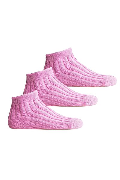 U&ME Șosete de dormit roz pentru femei - Set de 3 36-40