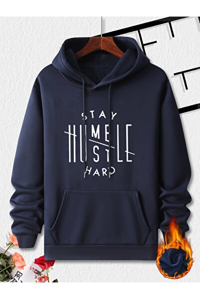 MODAVİBE Φούτερ από ύφασμα με μείγμα βαμβακιού και πολυεστέρα, με 2 κλωστές κ...