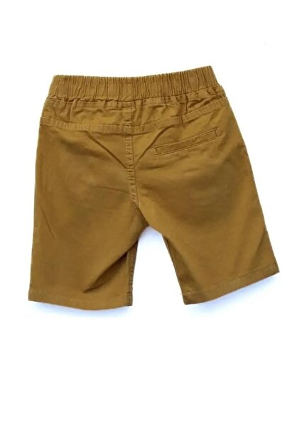 minny max Beli Komple Lastikli Çocuk Gabardin Hardal Renk Kapri