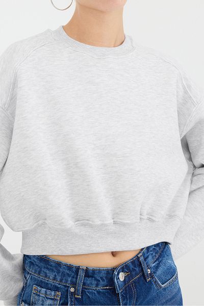Addax Φούτερ Crew Neck Raised - S3812-w1