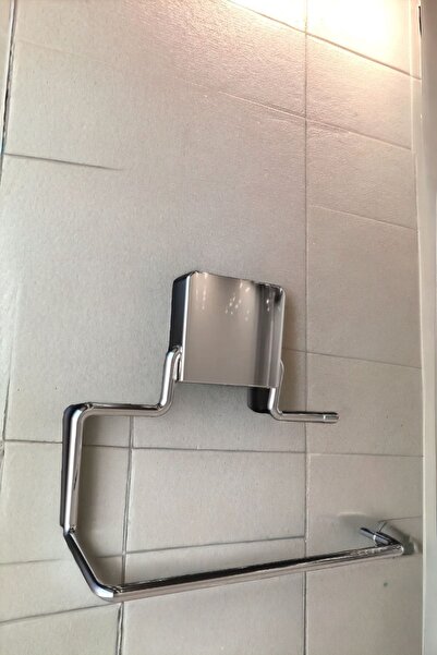 PERA BANYO Dekoratif Yapıştırmalı Banyo Wc Kağıtlık Askı Krom Pratik Vidasız ...