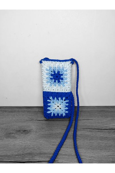 Altınergiyim Mobile Phone Bag Knitted with Cotton String
