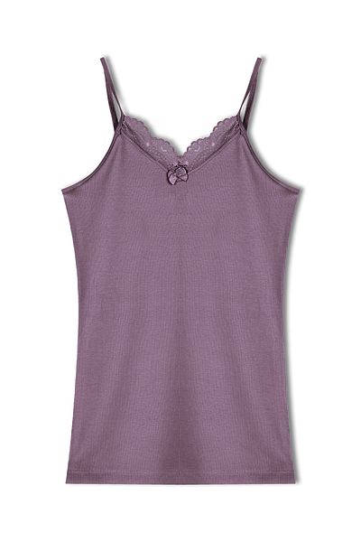 HNX Camisole Collar Lace Thin Straps Women's Undershirt