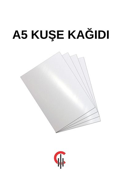 ÇÖZÜM KAĞIT 500 قطعة مطلية بطبقة A5 - 350 جرام
