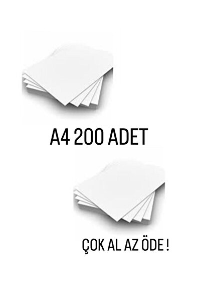 Genel Markalar Amerikan Bristol Karton A4 210 Gr - 200 Adet