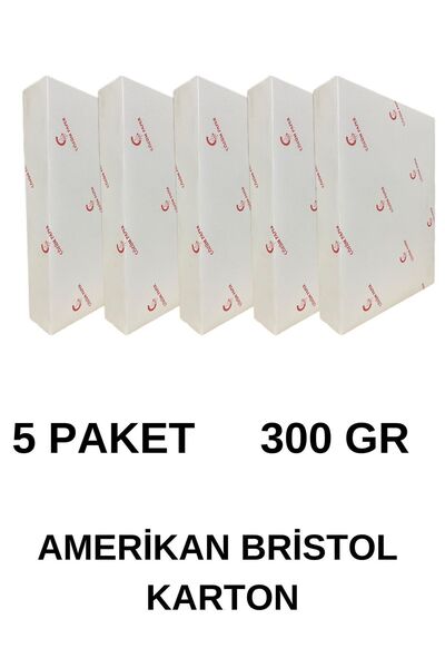 ÇÖZÜM KAĞIT بطاقة بريستول A4 - 5 عبوات 500 قطعة، أمريكية