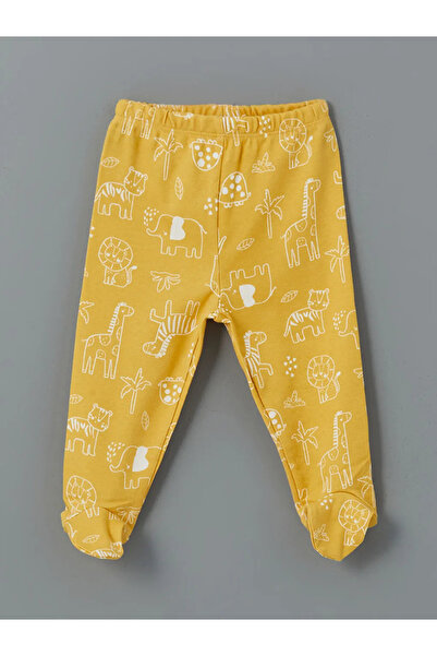 LC Waikiki LCW baby Ekru Bisiklet Yaka Erkek Bebek Hastane Seti