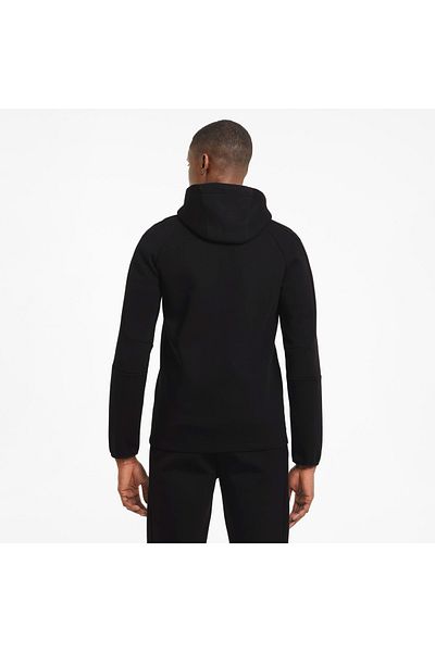 Puma Ανδρικό μπουφάν με κουκούλα Evostripe Core Fz Hoodie Black 58581201