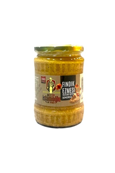 Fındık Ezmesi 500 gr %100 Fındık Şeker Ilavesiz