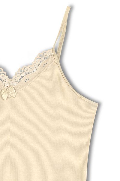 HNX Camisole Collar Lace Thin Straps Women's Undershirt