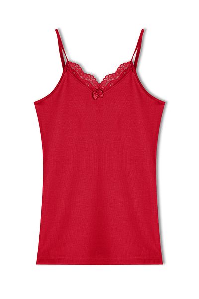 HNX Camisole Collar Lace Thin Straps Women's Undershirt