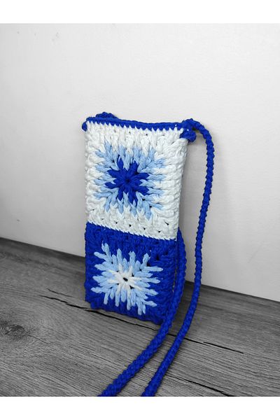 Altınergiyim Mobile Phone Bag Knitted with Cotton String