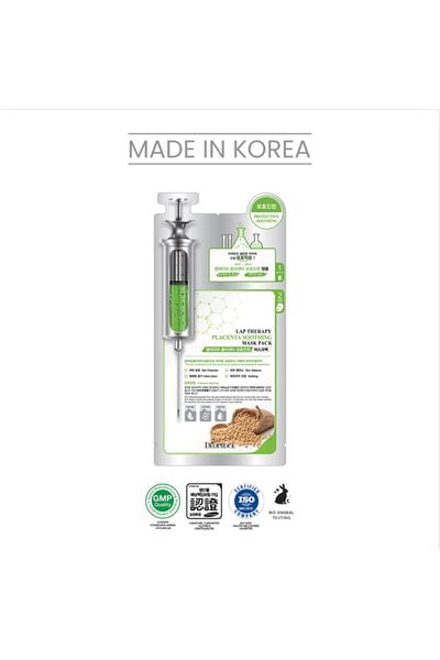 DEOPROCE Moisturizing, Nourishing and Anti-Skin Stress Placenta Extract Face Mask