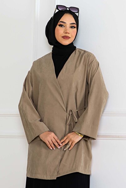 benguen Side Tie Kimono Mink 2147