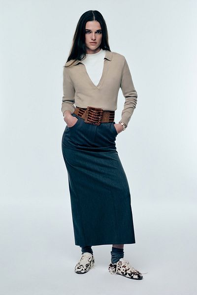 VATKALI Comfort fit maxi skirt