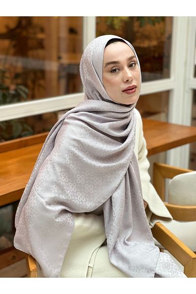 Modakaşmir Silky Jacquard Series Bubble Pattern Shawl